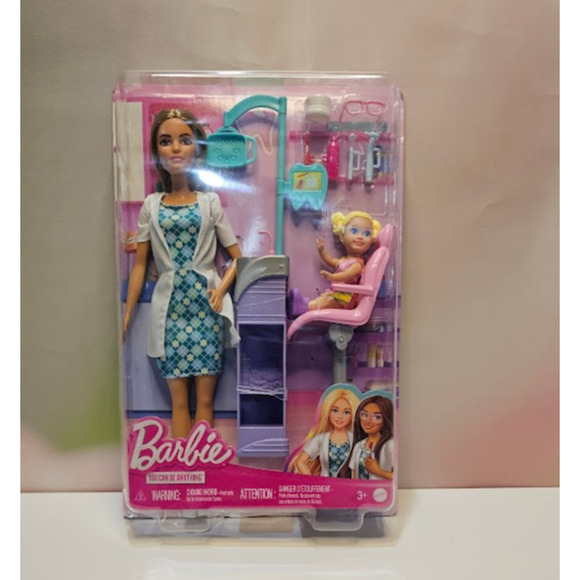 Barbie Careers Dentist Doll and Playset With Accessories NWT - Picture 1 of 6